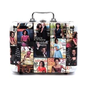 Michelle Obama MAGAZINE COVER COSMETIC CASE